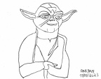 Yoda encre de chine